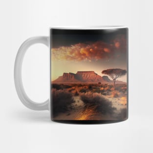 Stylised Table Mountain Mug